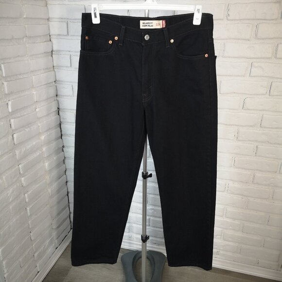 Levi's 550 Men's Size 34/30 Black Zipper & Button Closure Relaxed Fit Jeans - Picture 1 of 14